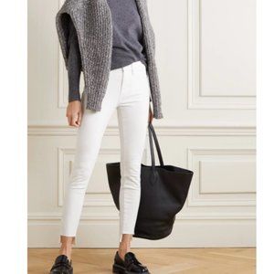 FRAME Le Skinny de Jeanne Raw Stagger-Hem Jeans sz 25